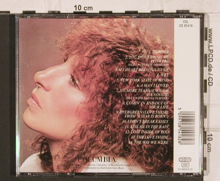 Streisand,Barbra: Memories, 14 Tr., Columbia (85418), A, 1981 Typ: CD Best.-Nr.: 81985 Preis: 6,00 Euro