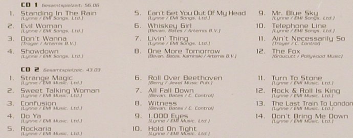 ELO: Part II One Night, SPV (089-44072), D, 1996 Typ: 2CD Best.-Nr.: 81994 Preis: 6,00 Euro