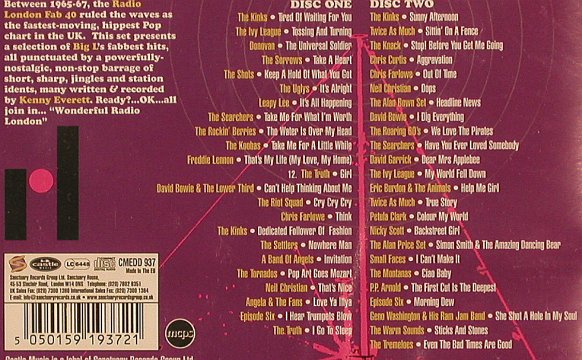 V.A.We Love The Pirates: Charting The Big 'L' Fab 40, FS-New, Castle(CMEDD 937), EU, 2005 - 2CD - 82025 - 15,00 Euro