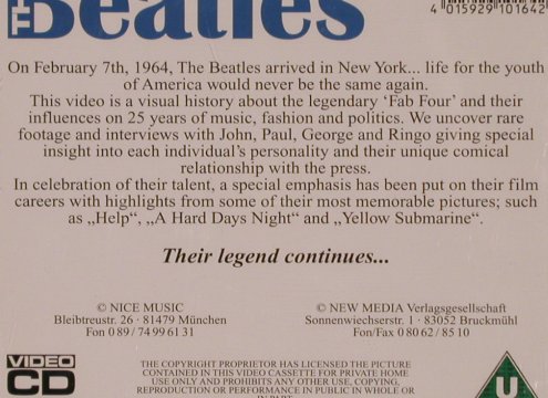 Beatles: The Legend Continues - Video CD, NIce Music(164), D, 45 min,  - CDV - 82033 - 10,00 Euro