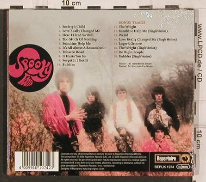 Spooky Tooth: It' All About(68),18Tr.Digi, FS-New, Repertoire (REPUK 1074), D, 2005 Typ: CD Best.-Nr.: 82073 Preis: 20,00 Euro