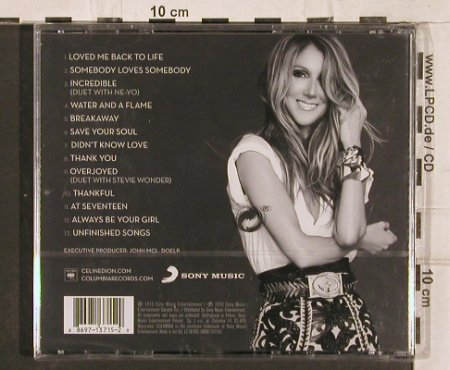 Dion,Celine: Loved me back to Life, FS-New, Sony(88679 13715 2), EU, 2013 - CD - 82175 - 5,00 Euro