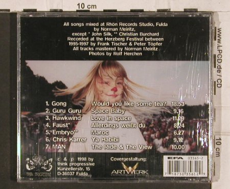 V.A.Open Air Burg Herzberg: Wir sind Kinder der Revolte,Best of, Thing Progressive (TPCD1.807.030), D,FS-New, 1998 Typ: CD Best.-Nr.: 82180 Preis: 10,00 Euro