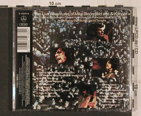 Bloomfield,M. & A.Kooper: The Live Adventures Of.., Columbia, A, 1997 Typ: 2CD Best.-Nr.: 82216 Preis: 12,50 Euro