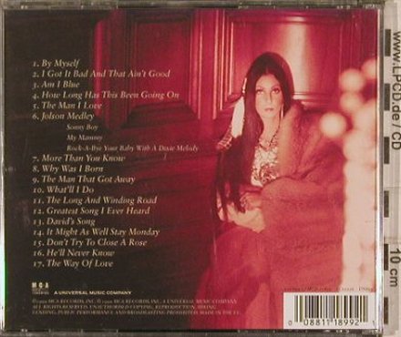 Cher: Bittersweet-The Love Song Collectio, MCA, EU, 17 Tr., 1999 Typ: CD Best.-Nr.: 82220 Preis: 10,00 Euro
