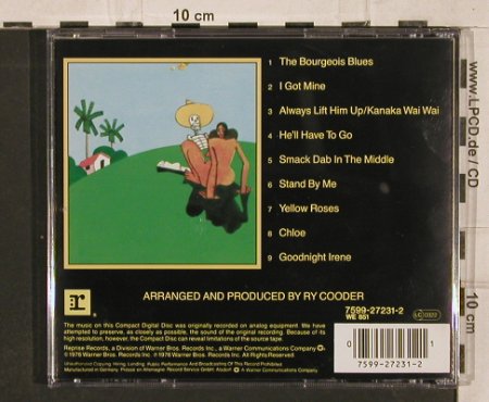 Cooder,Ry: Chicken Skin Music, Reprise, D, 1976 Typ: CD Best.-Nr.: 82231 Preis: 6,00 Euro