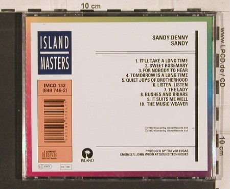 Denny,Sandy: Sandy '72, Island, F Typ: CD Best.-Nr.: 82235 Preis: 7,50 Euro