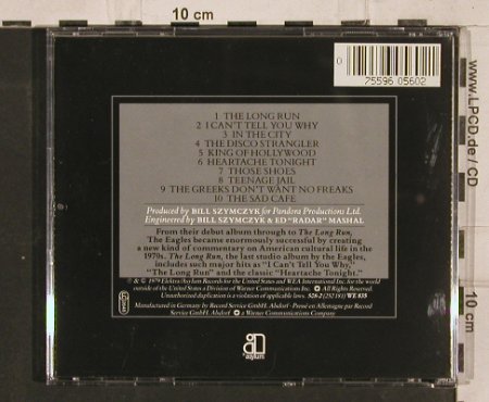 Eagles: The Long Run, Asylum (508-2), D, 1979 Typ: CD Best.-Nr.: 82237 Preis: 5,00 Euro