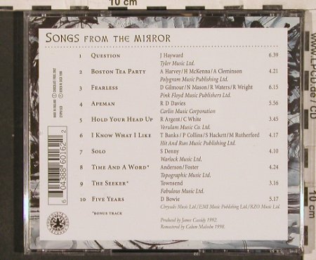 Fish: Songs From The Mirror '92,rem.98, Chocolate Frog, , 2002 Typ: CD Best.-Nr.: 82248 Preis: 7,50 Euro
