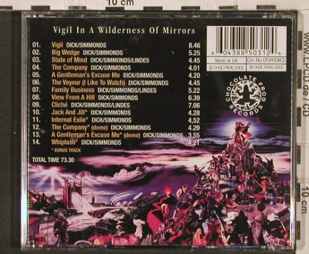 Fish: Vigil in a Wilderness of Mirrors, Chocolate Frog(CFVP009), UK, 14 Tr., 2002 - CD - 82250 - 12,50 Euro