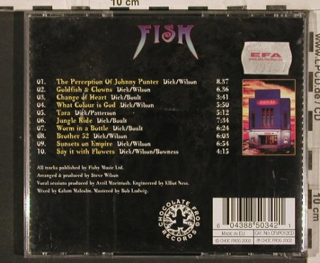 Fish: Sunsets On Empire, ChocFrog, EU, 2002 Typ: CD Best.-Nr.: 82252 Preis: 7,50 Euro