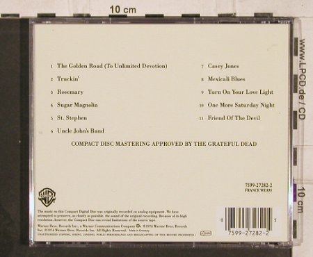 Grateful Dead: Skeletons from the Closet, Best of, WB, D, 1974 Typ: CD Best.-Nr.: 82263 Preis: 5,00 Euro
