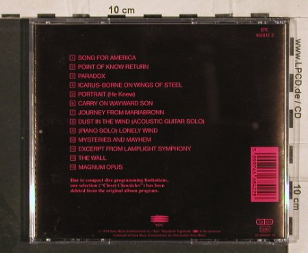 Kansas: Two For The Show, Epic, A, 1978 Typ: CD Best.-Nr.: 82271 Preis: 7,50 Euro