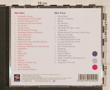 Kinks: The Ultimate Collection,44 Tr., Sanctuary (SANCD109), UK, 2002 Typ: 2CD Best.-Nr.: 82280 Preis: 10,00 Euro