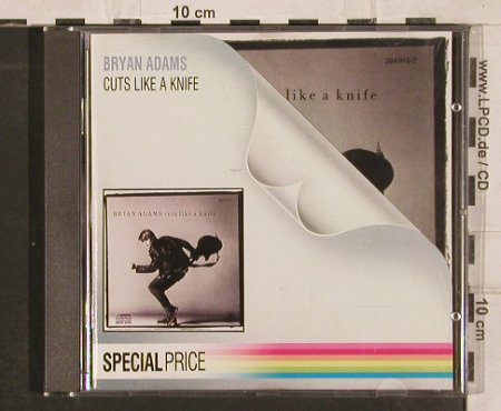 Adams,Bryan: Cuts Like A Knife, AM (394 919-2), D, 1983 Typ: CD Best.-Nr.: 82859 Preis: 5,00 Euro