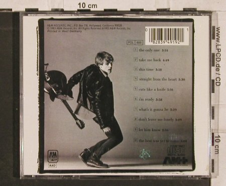 Adams,Bryan: Cuts Like A Knife, AM (394 919-2), D, 1983 Typ: CD Best.-Nr.: 82859 Preis: 5,00 Euro