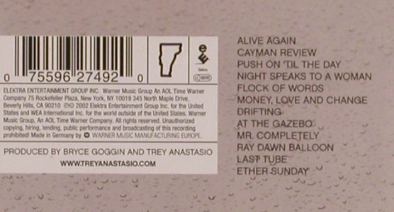 Anastasio,Trey: Same, Elektra, EU, 2002 Typ: CD Best.-Nr.: 82976 Preis: 10,00 Euro