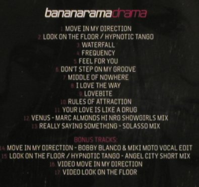 Bananarama: Drama, Edel, D, 2006 Typ: CD Best.-Nr.: 82982 Preis: 5,00 Euro