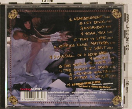 Bif Naked: Superbeautifulmonster, FS-New, Bodog Music (0172630BDM), D, 2006 Typ: CD Best.-Nr.: 82983 Preis: 7,50 Euro