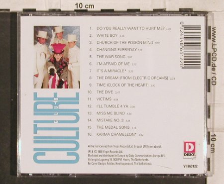 Culture Club: The Best Of, 16 Tr., Disky, NL, 1989 Typ: CD Best.-Nr.: 83023 Preis: 5,00 Euro