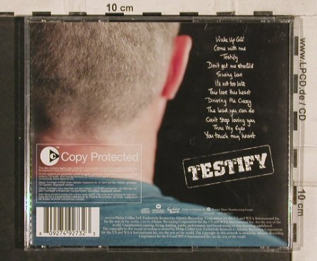 Collins,Phil: Testify, WEA, D, 2002 Typ: CD Best.-Nr.: 83040 Preis: 6,00 Euro