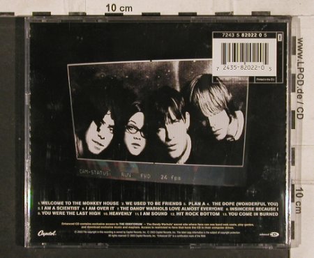 Dandy Warholes: Welcome to the Monkey House, Capitol, , 2003 Typ: CD Best.-Nr.: 83060 Preis: 5,00 Euro