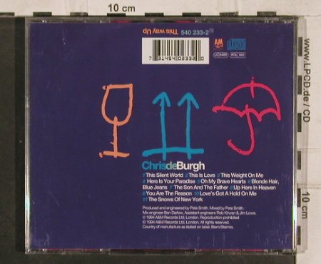 De Burgh,Chris: This Way Up, AM (540 233-2), D, 1994 Typ: CD Best.-Nr.: 83061 Preis: 5,00 Euro