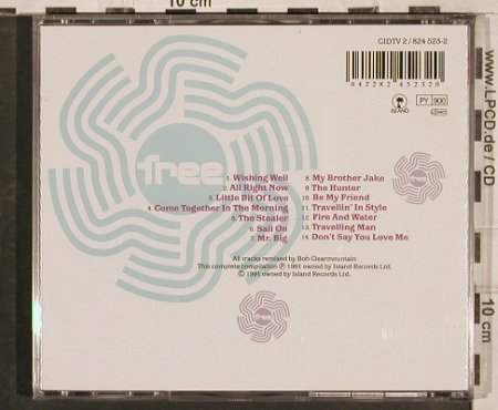 Free: All Right Now-The Best Of, Island (824 523-2), EU, 1991 Typ: CD Best.-Nr.: 83084 Preis: 7,50 Euro