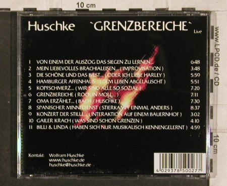 Huschke: Grenzbereiche - Live, huschke.de, D Typ: CD Best.-Nr.: 83140 Preis: 5,00 Euro