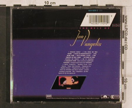 Jon & Vangelis: The Best Of, Polydor, D, 1984 Typ: CD Best.-Nr.: 83152 Preis: 7,50 Euro