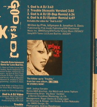 Pink: God is a DJ*3+1+video, Arista(), EU, 2003 - CD5inch - 83250 - 4,00 Euro