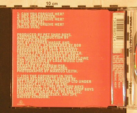 Pet Shop Boys: Can You Forgive Her?*3+1, Parlophon(), NL, 1993 - CD5inch - 83255 - 4,00 Euro