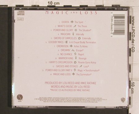 Reed,Lou: Magic And Loss, Sire(), US, co, 1992 - CD - 83285 - 6,00 Euro