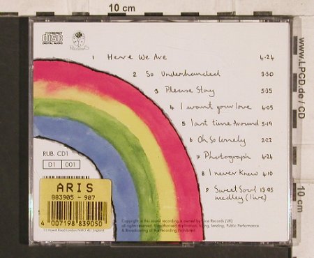 Rubettes: Riding on a Rainbow, Dice(RUB.CD1), UK, 1992 - CD - 83291 - 10,00 Euro