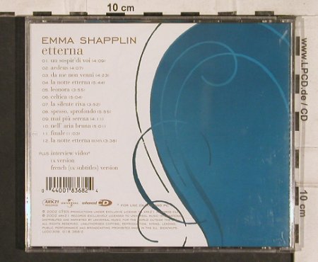 Shapplin,Emma: Etterna, Ark 21, EU, 2002 Typ: CD Best.-Nr.: 83336 Preis: 5,00 Euro