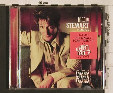 Stewart,Rod: Human (wetten dass..? sticker), Atlantic(), D, 2001 - CD - 83340 - 10,00 Euro