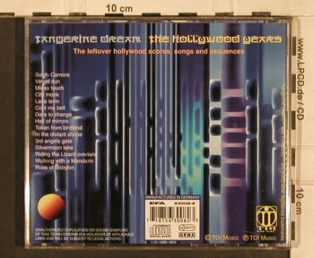 Tangerine Dream: The Hollywood Years, Vol.2, TDI(008), ,  - CD - 83353 - 7,50 Euro