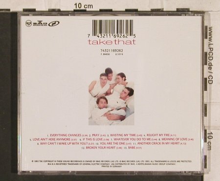 Take That: Everything Changes, RCA(), D, 1993 - CD - 83375 - 6,00 Euro