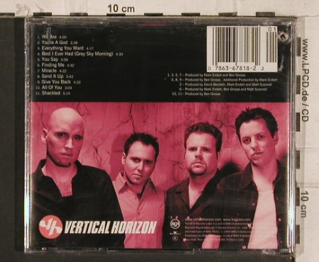 Vertical Horizon: Everything You Want, FS-New, RCA(), US, co, 2000 - CD - 83378 - 7,50 Euro