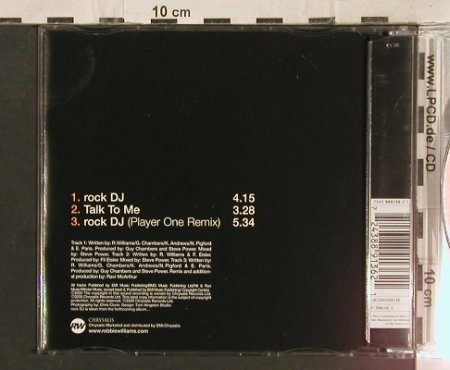 Williams,Robbie: Rock DJ*2+1, Chrysalis(889136 2), EU, 2000 - CD5inch - 83394 - 3,00 Euro