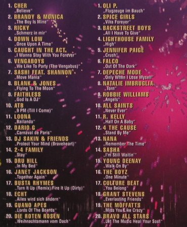 V.A.Bravo Hits: The Hits '98, Polystar, D, 1998 Typ: 2CD Best.-Nr.: 83436 Preis: 7,50 Euro