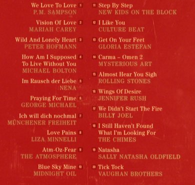 V.A.Danke'90 Pop: Nena, Rolling Stones,GeorgeMichael., CBS(CD 1990), A, 1990 - CD - 83449 - 10,00 Euro