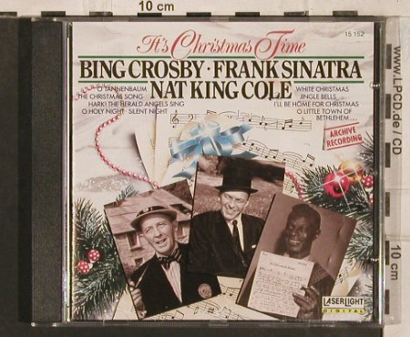 V.A.It's Christmas Time: Bing Crosby,F.Sinatra,Nat King Cole, LaserLight(15 152), D, 1989 - CD - 83461 - 5,00 Euro