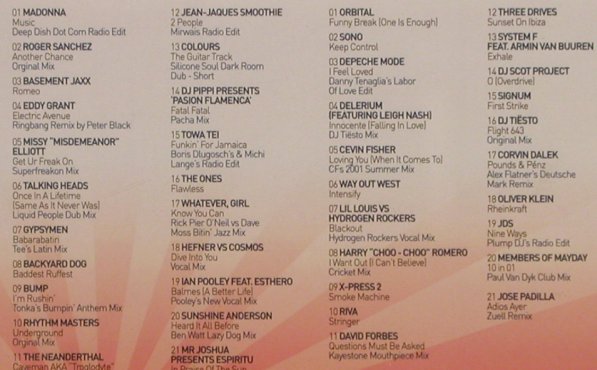 V.A.MTV Ibiza 2001: 42 Tr., Warner, EU, 2001 Typ: 2CD Best.-Nr.: 83474 Preis: 7,50 Euro