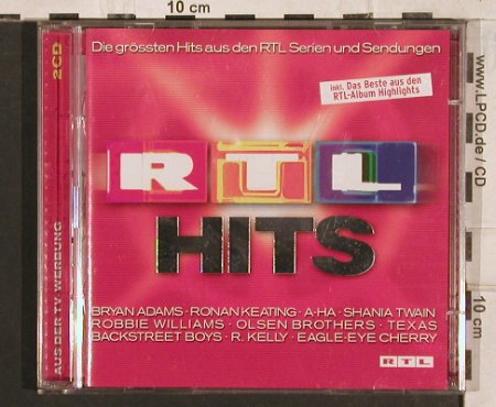V.A.RTL Hits: Bryan Adams....Britney Spears,40Tr., Polystar, D, 2000 Typ: 2CD Best.-Nr.: 83489 Preis: 6,00 Euro