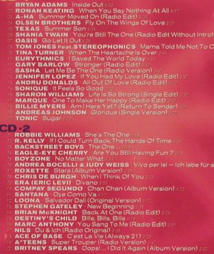V.A.RTL Hits: Bryan Adams....Britney Spears,40Tr., Polystar, D, 2000 Typ: 2CD Best.-Nr.: 83489 Preis: 6,00 Euro