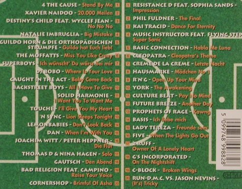 V.A.Ronny's Pop Show 31: Erste Halbzeit'98,40 Tr., Sony, A, 1998 Typ: 2CD Best.-Nr.: 83491 Preis: 5,00 Euro