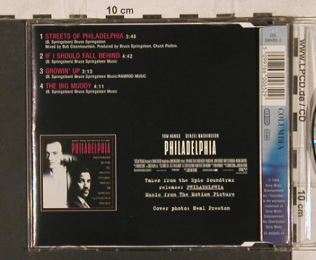 Springsteen,Bruce: Streets Of Philadelphia+3, Columbia(), A, 1993 - CD5inch - 83697 - 3,00 Euro