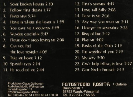 Besau,Christian: Trust in Me, Fotostudio Rosita (811 683),  Typ: CD Best.-Nr.: 83739 Preis: 10,00 Euro