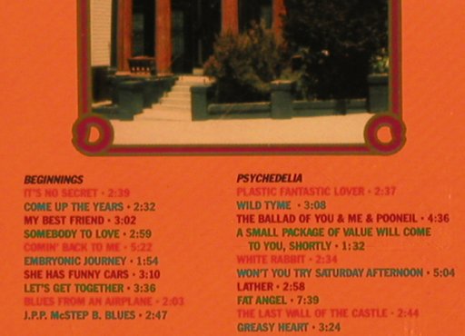 Jefferson Airplane: 2400 Fulton Street-Collection, RCA (5724-2-R-P2), J, 1987 Typ: CD*2 Best.-Nr.: 83753 Preis: 20,00 Euro